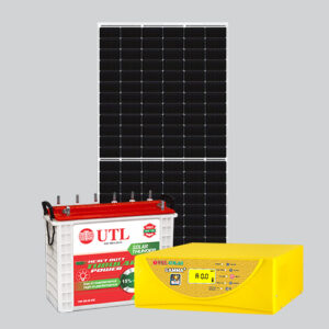 1kW/12V Off-grid Solar System (rMPPT Inverter+Panel+Battery)
