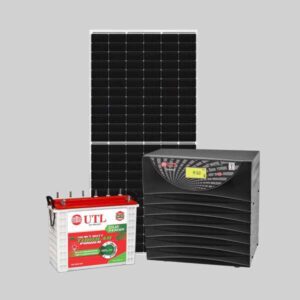 Heliac 3000VA-24V Inverter with UIT 1536 Inverter Battery and 340W Solar Panel (Suitable Inverter for small offices, homes, and small shops)